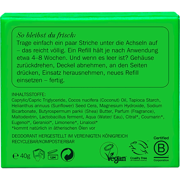 Deostick Tropic Tonic Nachfüllpack Fussy