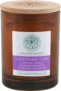 Duftkerze im Glas Aromatherapy Lavender + CBD GALA