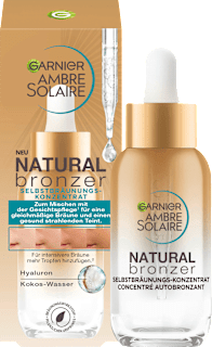 Selbstbräuner Konzentrat Gesicht Natural Bronzer Garnier Ambre Solaire