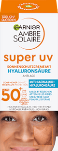 Sonnencreme Gesicht super UV Anti-Age, LSF 50+ Garnier Ambre Solaire