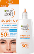 Sonnenfluid Gesicht super UV mit Hyaluronsäure, LSF 50+ Garnier Ambre Solaire