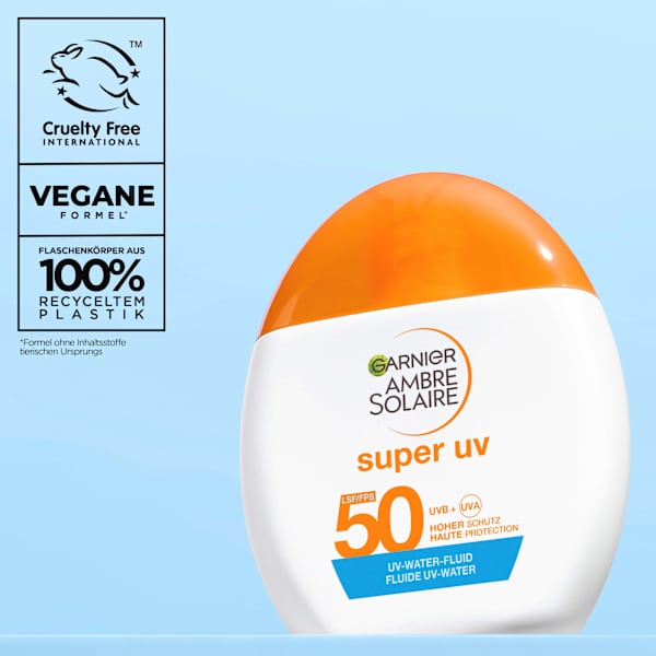 Sonnenfluid UV water fluid, LSF 50 Garnier Ambre Solaire