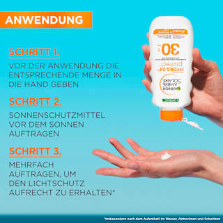 Sonnenmilch HYDRA 24h protect, LSF 30 Garnier Ambre Solaire