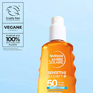 Sonnenspray sensitiv expert+ hydrating sun water, LFS 50 Garnier Ambre Solaire