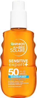 Sonnenspray sensitiv expert+ hydrating sun water, LFS 50 Garnier Ambre Solaire