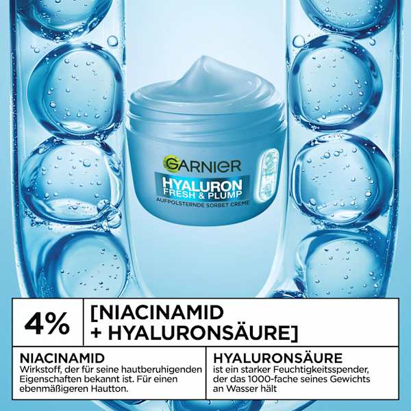Feuchtigkeitscreme Hyaluron Sorbet Creme GARNIER