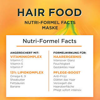 Haarkur Banana Hair Food 3in1 Maske GARNIER FRUCTIS