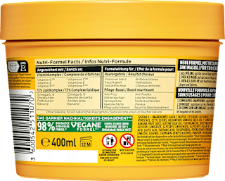 Haarkur Banana Hair Food 3in1 Maske GARNIER FRUCTIS