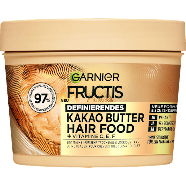 Haarkur Kakao Butter Hair Food 3in1 Maske  GARNIER FRUCTIS