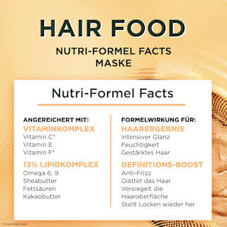Haarkur Kakao Butter Hair Food 3in1 Maske  GARNIER FRUCTIS
