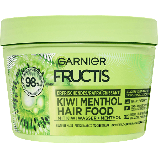 Haarkur Kiwi Menthol Hair Food 3in1 Maske GARNIER FRUCTIS