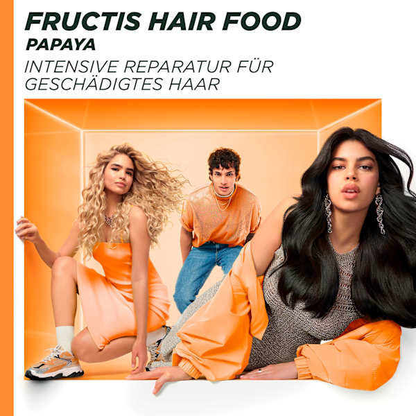 Haarkur Papaya Hair Food 3in1 Maske  GARNIER FRUCTIS