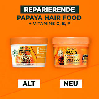 Haarkur Papaya Hair Food 3in1 Maske  GARNIER FRUCTIS