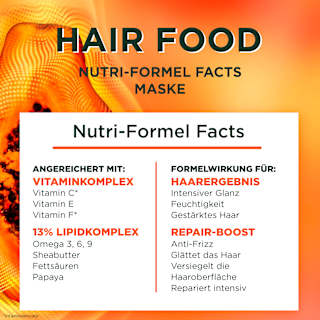 Haarkur Papaya Hair Food 3in1 Maske  GARNIER FRUCTIS