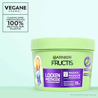 Haarmaske Locken Methode Feuchtigkeit GARNIER FRUCTIS
