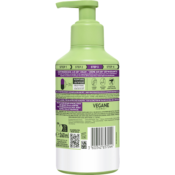 Leave-In Creme Locken Methode Air Dry GARNIER FRUCTIS