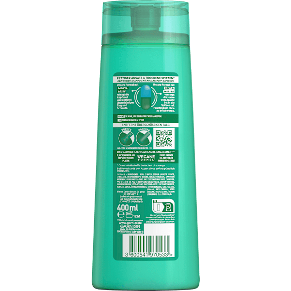 Shampoo Coco Water, fettiger Ansatz & trockene Spitzen GARNIER FRUCTIS