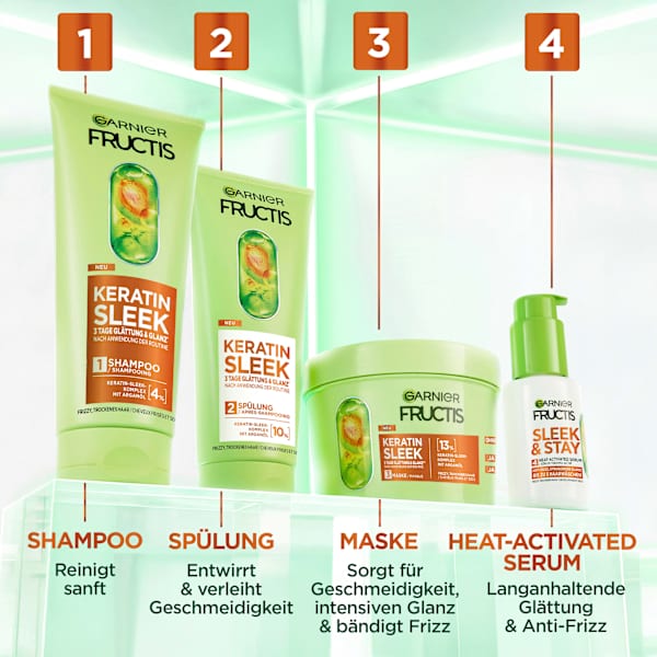 Shampoo Keratin Sleek GARNIER FRUCTIS
