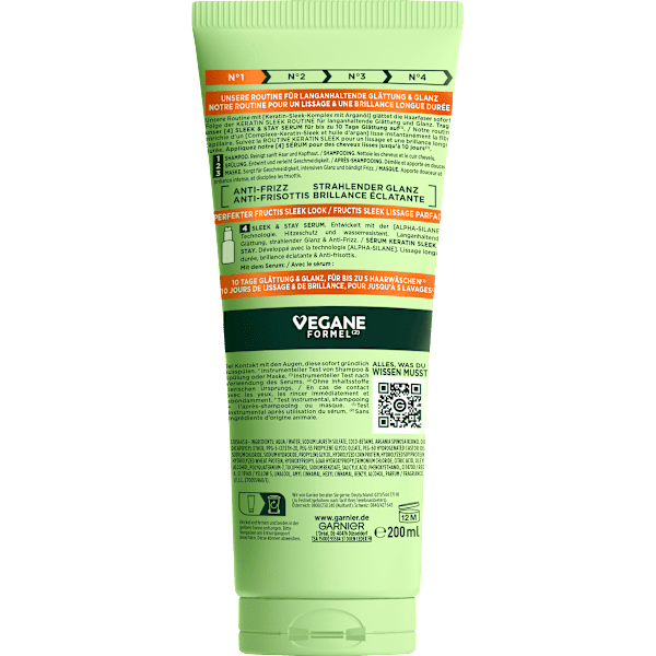 Shampoo Keratin Sleek GARNIER FRUCTIS