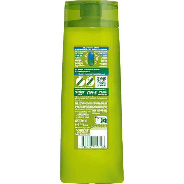 Shampoo Kraft & Glanz, stärkeres & glänzendes Haar GARNIER FRUCTIS