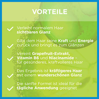 Shampoo Kraft & Glanz, stärkeres & glänzendes Haar GARNIER FRUCTIS
