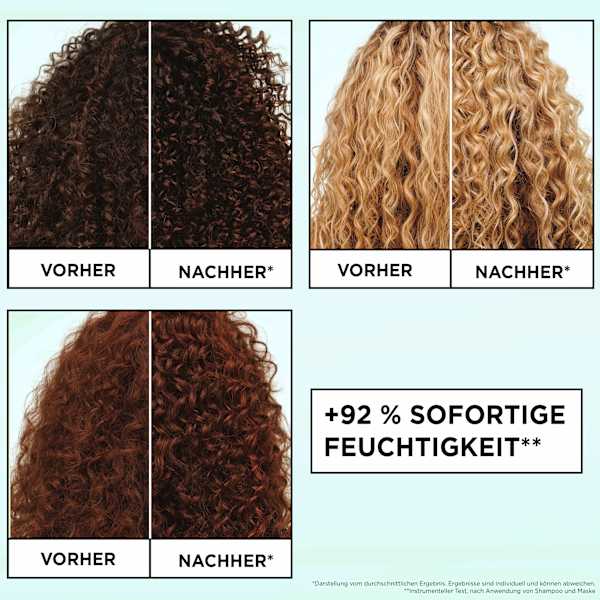 Shampoo Locken Methode Feuchtigkeit  GARNIER FRUCTIS