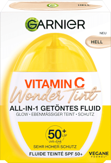 Gesichtsfluid Vitamin C Wonder Tint UV LSF 50+, Hell GARNIER
