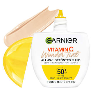 Gesichtsfluid Vitamin C Wonder Tint UV LSF 50+, Hell GARNIER