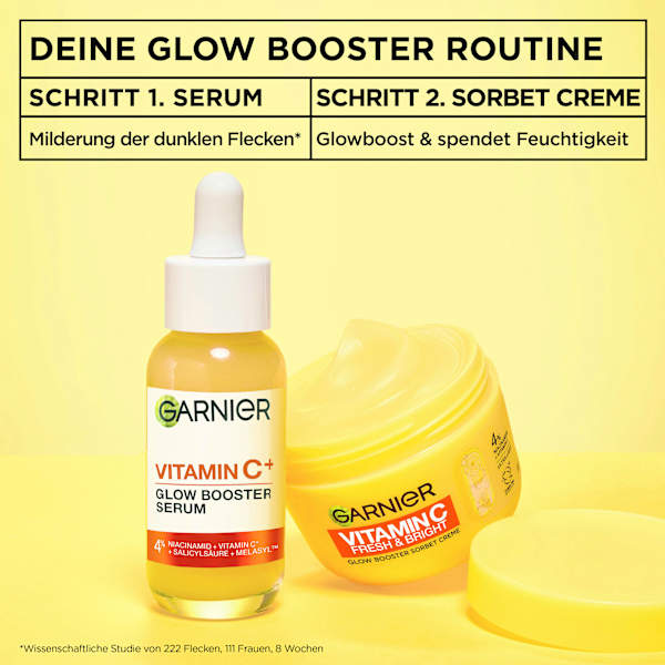 Glow Booster Sorbet Creme Vitamin C GARNIER