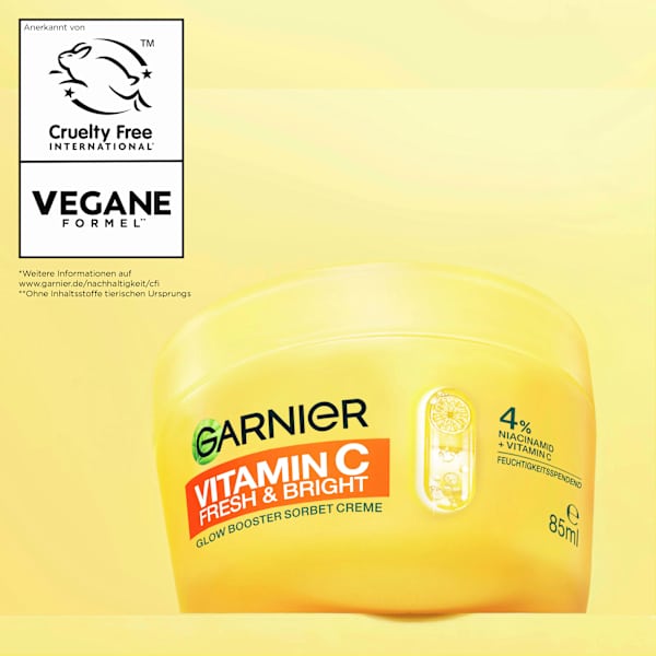 Glow Booster Sorbet Creme Vitamin C GARNIER