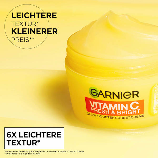Glow Booster Sorbet Creme Vitamin C GARNIER