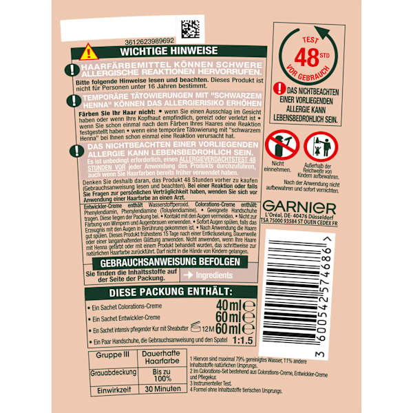Haarfarbe 1.10 Mitternachtsschwarz GARNIER GOOD