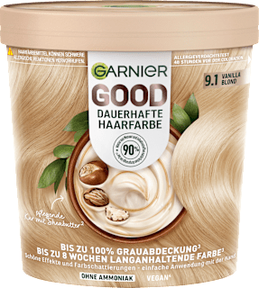Haarfarbe 9.1 Vanilla Blond GARNIER GOOD