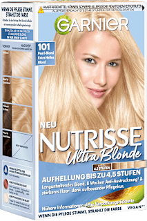 Haarfarbe 101 Pearl-Blond, Extra helles Blond GARNIER NUTRISSE