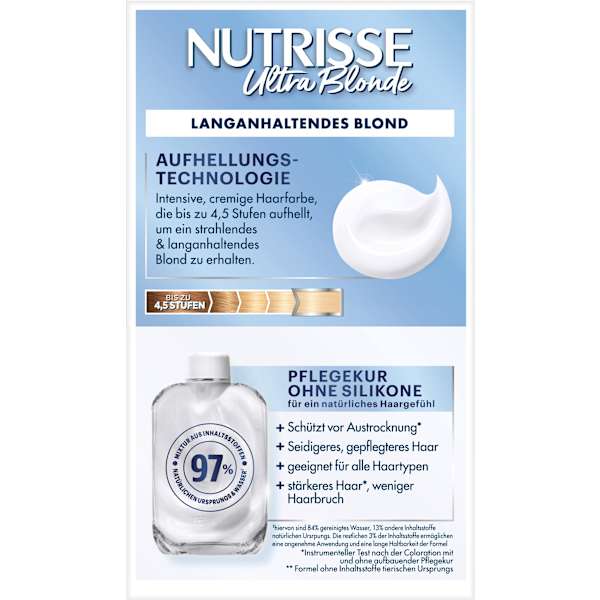 Haarfarbe 101 Pearl-Blond, Extra helles Blond GARNIER NUTRISSE