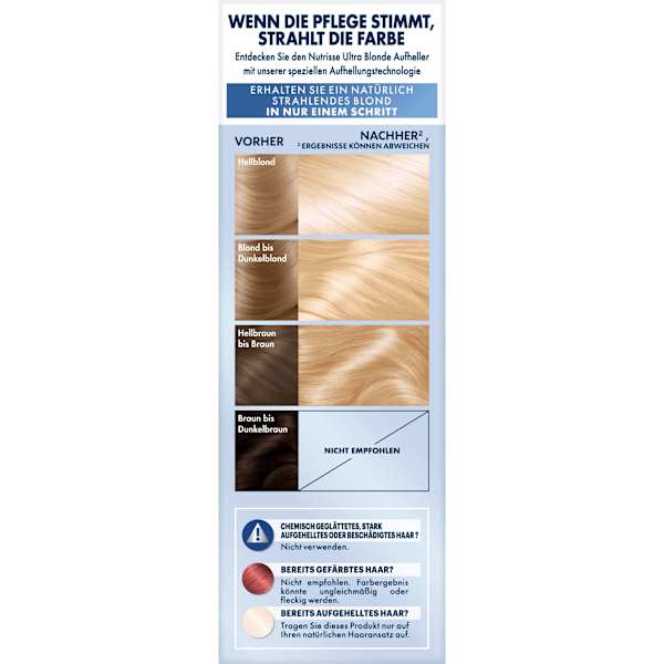 Haarfarbe 101 Pearl-Blond, Extra helles Blond GARNIER NUTRISSE