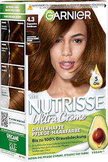 Haarfarbe 4.3 Cappucino Goldbraun  GARNIER NUTRISSE