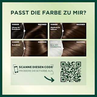 Haarfarbe 4 Chocolate Mittelbraun GARNIER NUTRISSE
