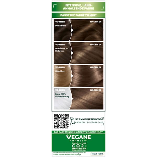 Haarfarbe 5 Mocca Hellbraun  GARNIER NUTRISSE