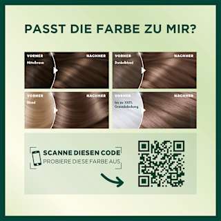 Haarfarbe 6N Nude Natürliches Dunkelblond GARNIER NUTRISSE