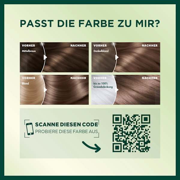 Haarfarbe 6N Nude Natürliches Dunkelblond GARNIER NUTRISSE