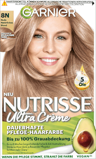 Haarfarbe 8N Nude Natürliches Blond GARNIER NUTRISSE