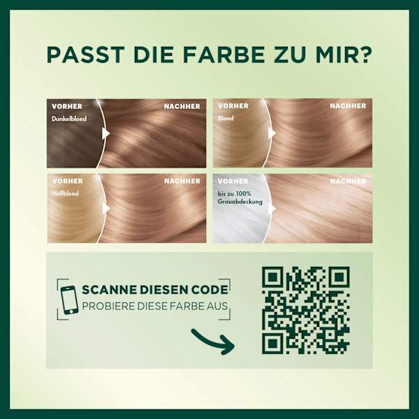 Haarfarbe 8N Nude Natürliches Blond GARNIER NUTRISSE