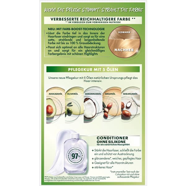 Haarfarbe 9.3 Hellgoldblond GARNIER NUTRISSE