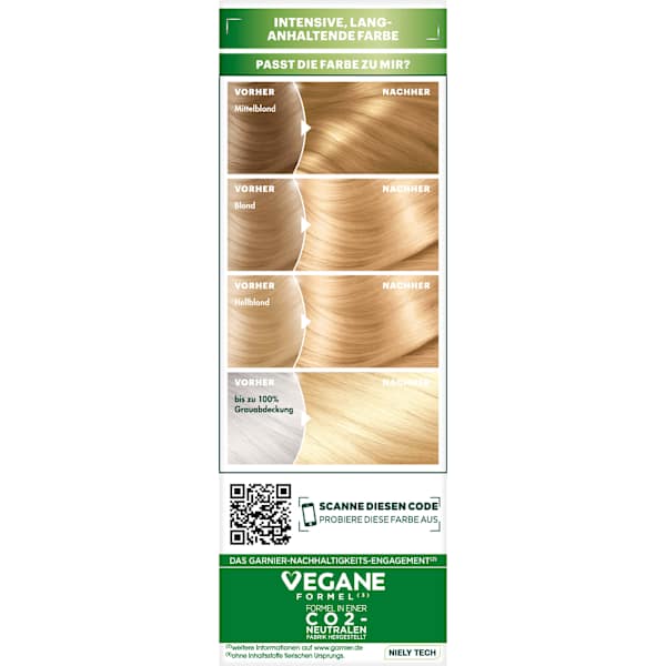 Haarfarbe 9.3 Hellgoldblond GARNIER NUTRISSE