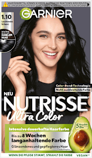 Haarfarbe Ultra Color 1.1 Leuchtendes Schwarz  GARNIER NUTRISSE
