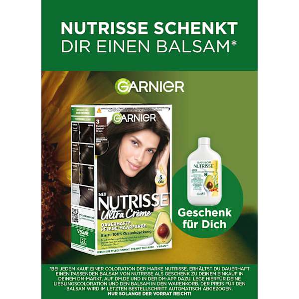 Haarfarbe Ultra Color 1.1 Leuchtendes Schwarz  GARNIER NUTRISSE