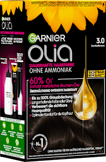 Haarfarbe 3.0 Dunkelbraun GARNIER olia