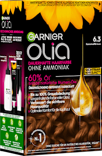 Haarfarbe 6.3 Karamellbraun GARNIER olia