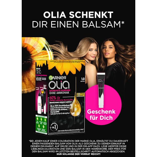 Haarfarbe 6.3 Karamellbraun GARNIER olia
